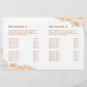 桃のマーリングデザイン2折パンフレット (裏面)