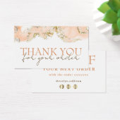 桃のマーリング感謝していデザインユー割引カード (デスク)