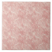 桃のモアレ小柄 タイル (正面)