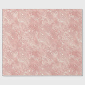 桃のモアレ小柄 ラッピングペーパー (フラット)