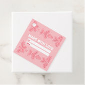 桃のモチーフをモチーフにした愛フローラ フェイバータグ (インサイチュ)