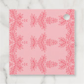 桃のモチーフをモチーフにした愛フローラ フェイバータグ (裏面)