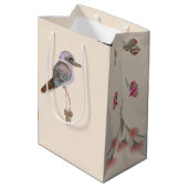 桃の上のコカブラとユーカリ淡い色のプトゥス ミディアムペーパーバッグ (裏面アングル)