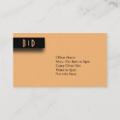 桃の両面名刺 名刺 (裏面)