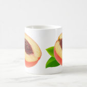 桃の半分 コーヒーマグカップ (中央)