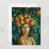 桃の女神の緑 シーズンポストカード (正面/裏面)