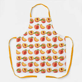桃の実の模様 エプロン