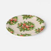 桃の実の模様 ペーパープレート (アングル)