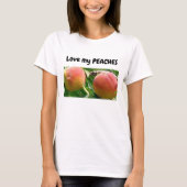 桃の引用文Tシャツが好き Tシャツ (正面)