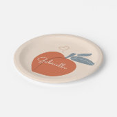 桃の愛 ペーパープレート (アングル)