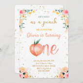 桃の招待状 招待状 (正面/裏面)