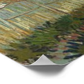 桃の木の花バイヴァンゴッホ ポスター (角)