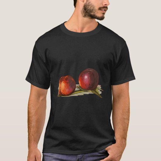 桃の果樹栽培者はネクタリンを桃 Tシャツ (正面)