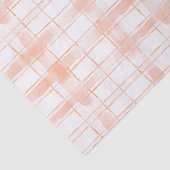 桃の格子縞ストライプの誕生日 薄葉紙 (詳細)