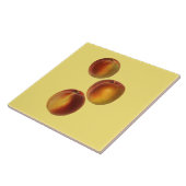 桃の植物性～キッチン～任意の色の背景 タイル (側面)