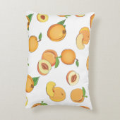 桃の模様 アクセントクッション (裏面(縦))