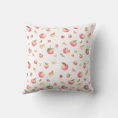 桃の模様 クッション (裏面)