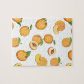 桃の模様 ジグソーパズル (横)