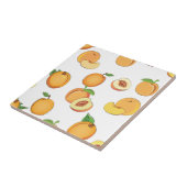 桃の模様 タイル (側面)