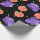 桃の模様 ラッピングペーパー (角)