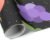 桃の模様 ラッピングペーパー (ロールコーナー)