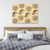 桃の殻 キャンバスプリント (インサイチュ (寝室))