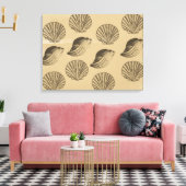 桃の殻 キャンバスプリント (インサイチュ (リビング))