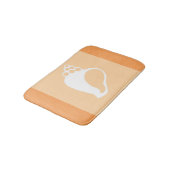 桃の殻 バスマット (アングル)