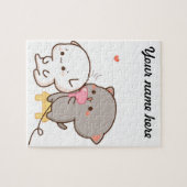 桃の毛を作るゴマパズル ジグソーパズル (横)