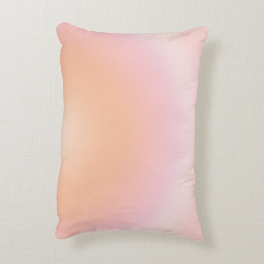 桃の毛羽模様 アクセントクッション (裏面(縦))