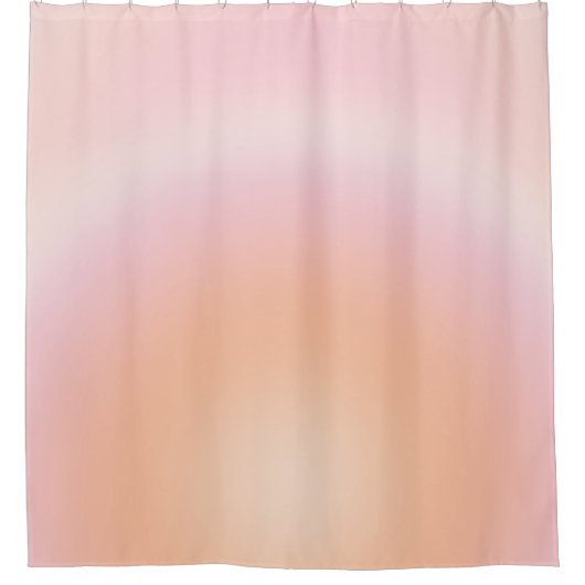 桃の毛羽模様 シャワーカーテン (正面)