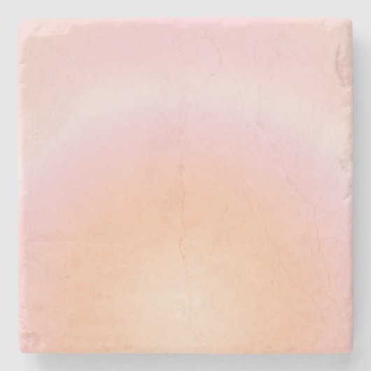 桃の毛羽模様 ストーンコースター (正面)