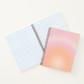 桃の毛羽模様 ノートブック (内部)