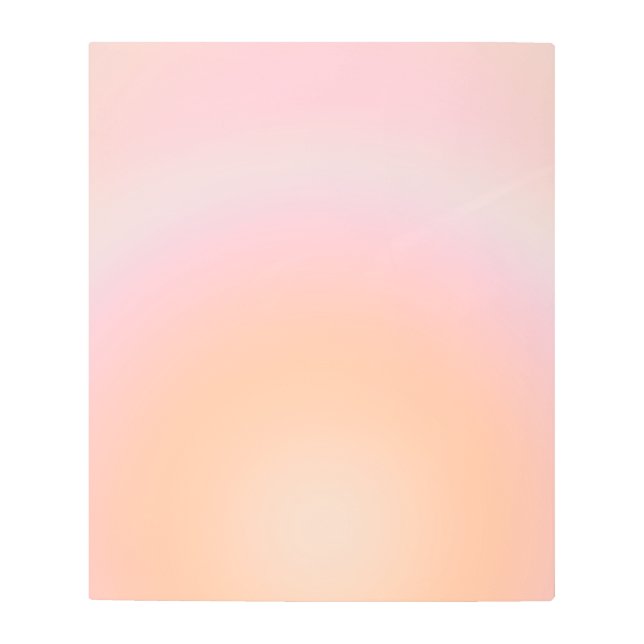 桃の毛羽模様 メタルプリント (正面)