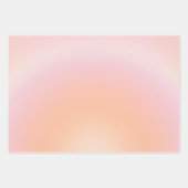 桃の毛羽模様 ラッピングペーパーシート (正面)