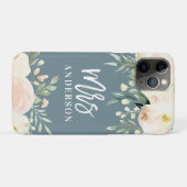 桃の水彩フローラミ結婚セスの贈り物 Case-Mate iPhoneケース (裏面(横))