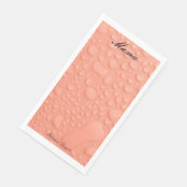 桃の水滴キッチンタオル (コーナー)