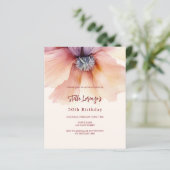 桃の水色のフローラ予算の誕生日 (スタンド正面)