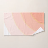 桃の渦巻きタオル バスタオルセット (ハンドタオル)