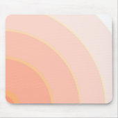 桃の渦巻きマウスパッド マウスパッド (正面)