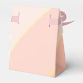 桃の渦巻き型の好意ボックス フェイバーボックス (裏面サイド)