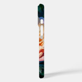 桃の牡丹 – ロマンチックな花の写真 Case-Mate iPhoneケース (裏面 / 左)