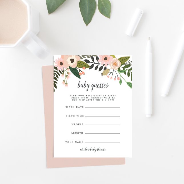 桃の牧草地の赤ちゃんシャワー推理ゲーム (クリエイターアップロード済み)