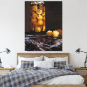 桃の瓶 キャンバスプリント (インサイチュ (寝室))