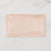 桃の甘いカップケーキビジネスカード 名刺 (裏面)