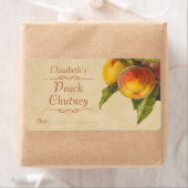 桃の缶詰ラベル ラベル (インサイチュ)