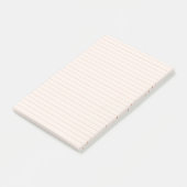 桃の美的な裏付きポストイットノート ポストイット (アングル)