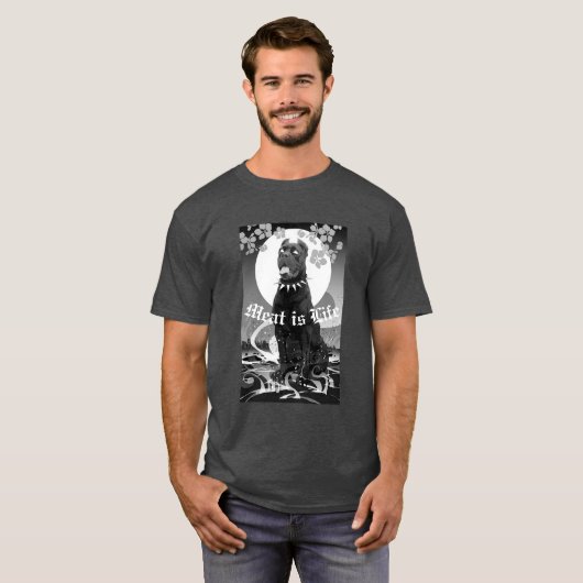 桃の肉はライフシャツ Tシャツ (正面フル)