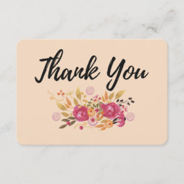 桃の背景にピンクとオレンジの花束