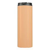 桃の背景に描かれた美しいラブスタンプ タンブラー (裏面)